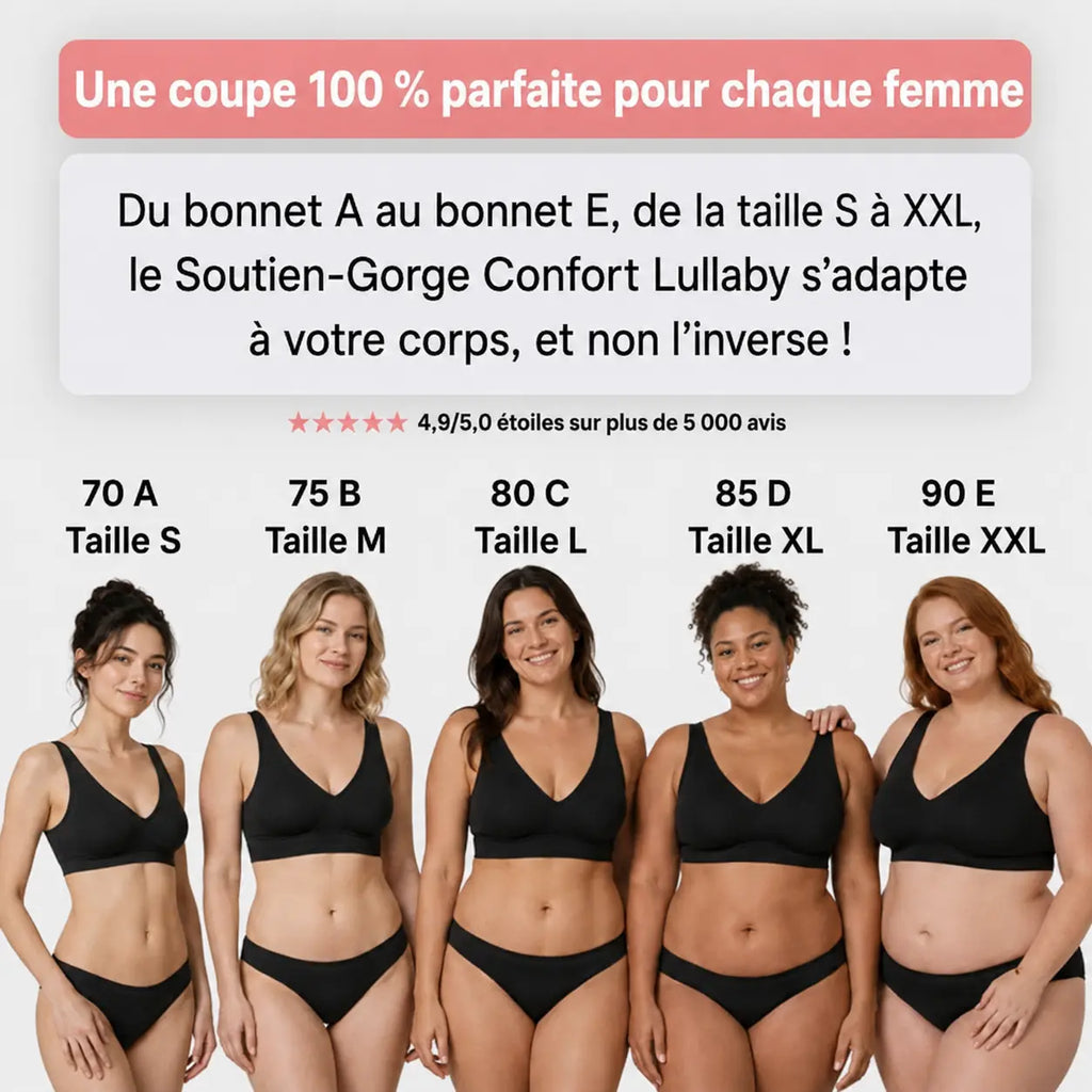 Lullaby - Soutien-Gorge Confort Sans Coutures & Sans Armatures