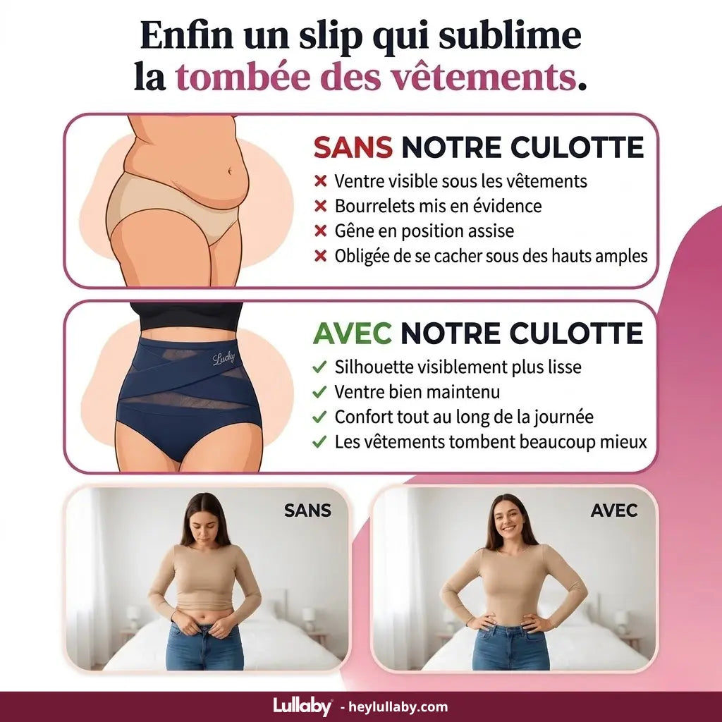 Lullaby™ Culotte Gainante Taille Haute — Ventre Plat Sans Coutures