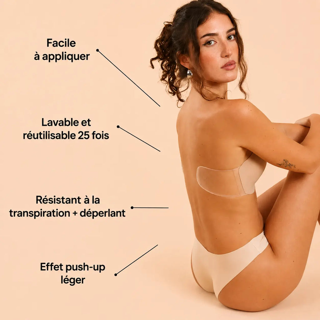 Soutien-Gorge Push-Up Adhésif Invisible
