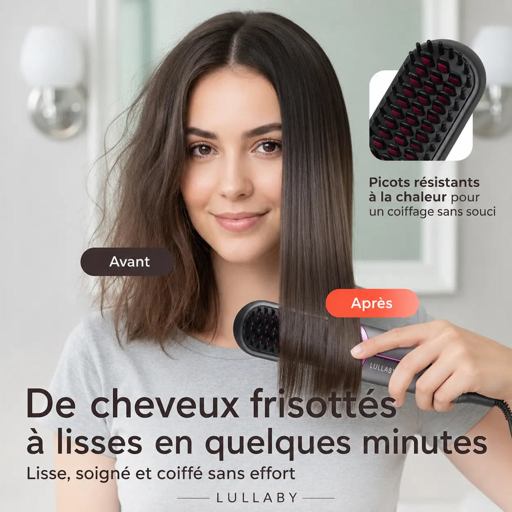 Lullaby AirBrush Pro™ – Brosse Lissante Sans Fil