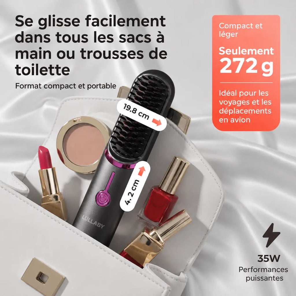Lullaby AirBrush Pro™ – Brosse Lissante Sans Fil