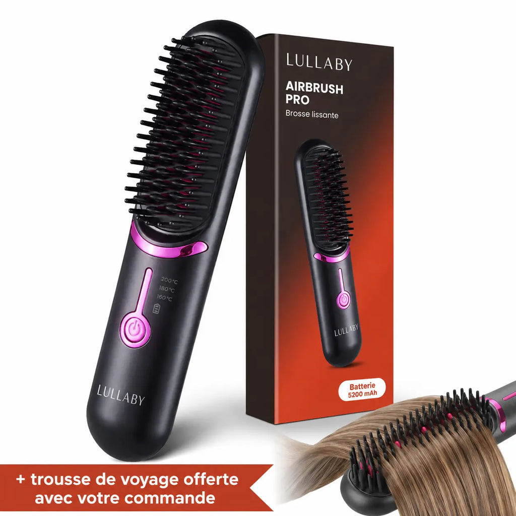 Lullaby AirBrush Pro™ – Brosse Lissante Sans Fil