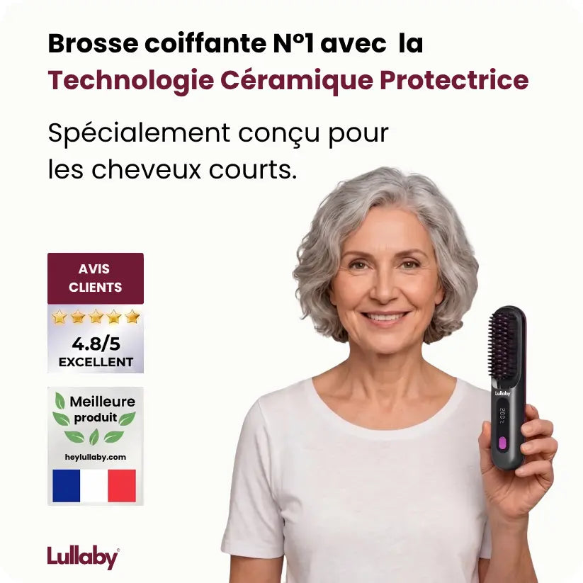 Brosse Lullaby™ pour vos cheveux courts